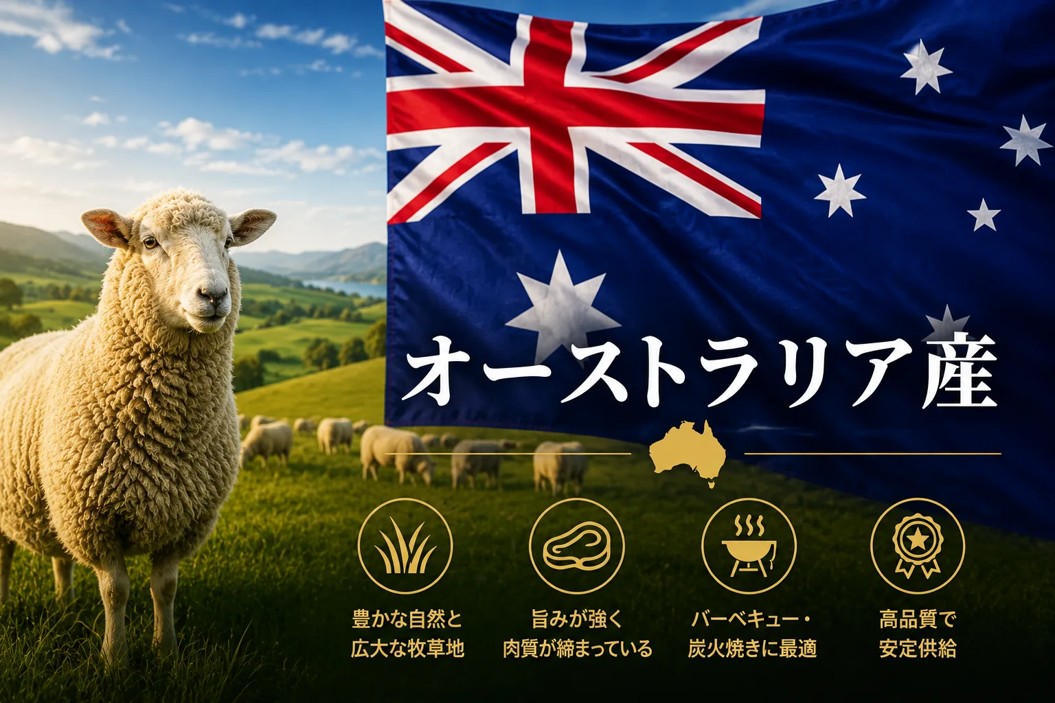 オーストラリア産ラム肉