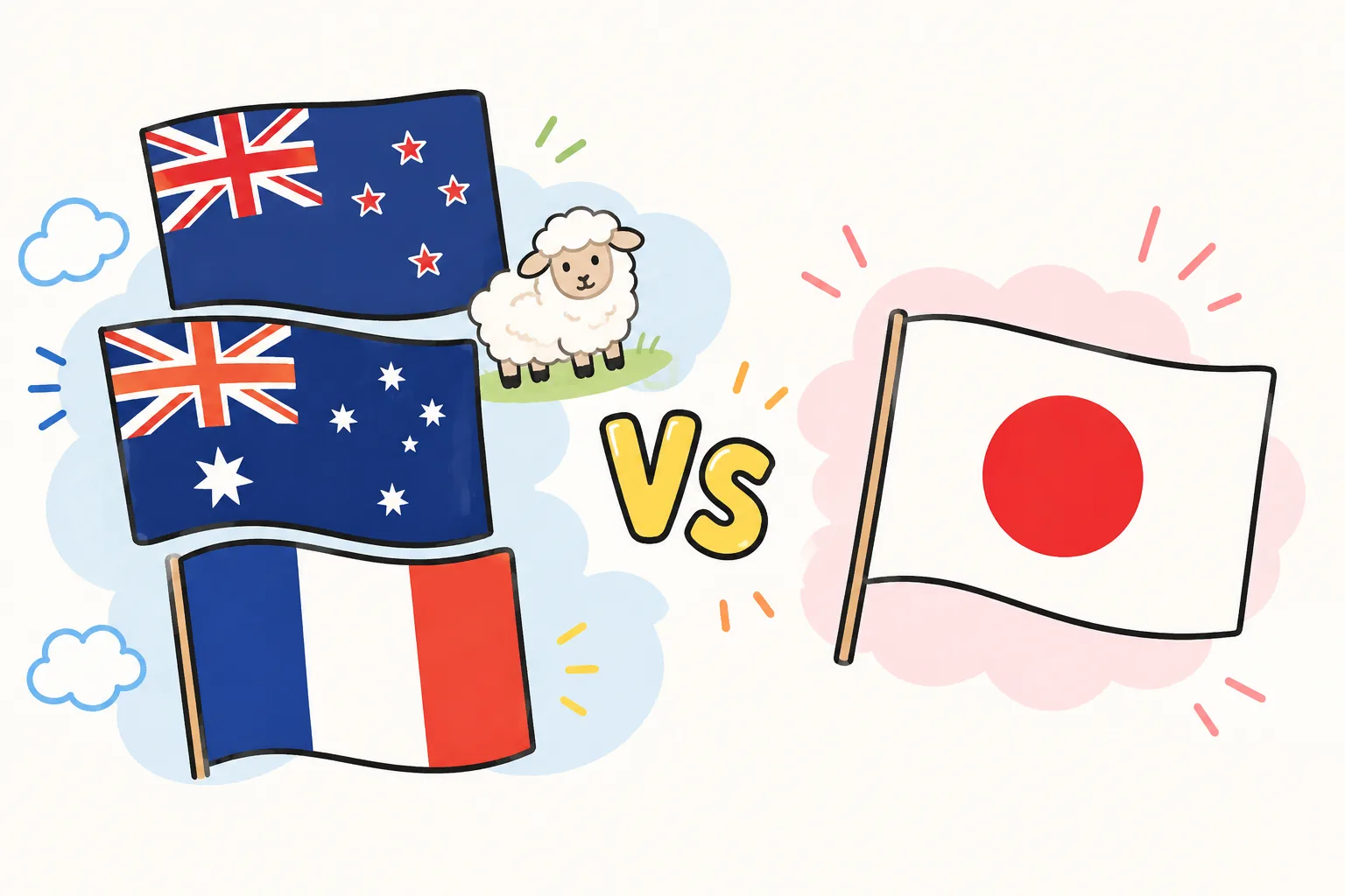 海外産vs国産 比較